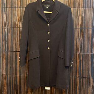 St. John Collection by Marie Grey Brown Blazer and Skirt Ensemble